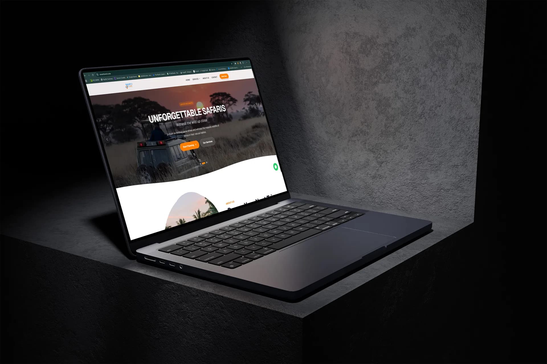 A Booking-Ready Travel Agency Website for Smart J Travel