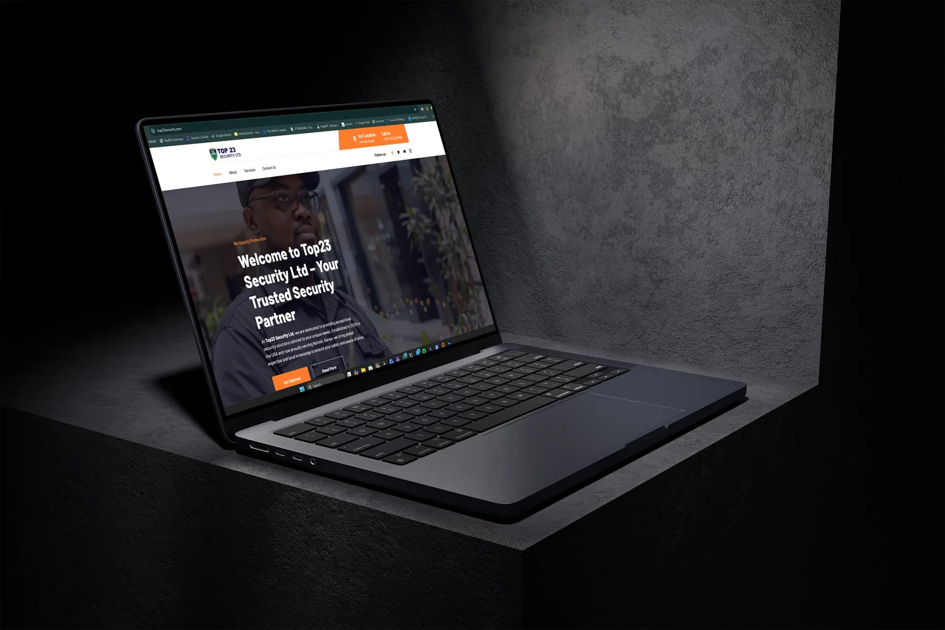 A Professional Web Presence for Top23 Security Ltd