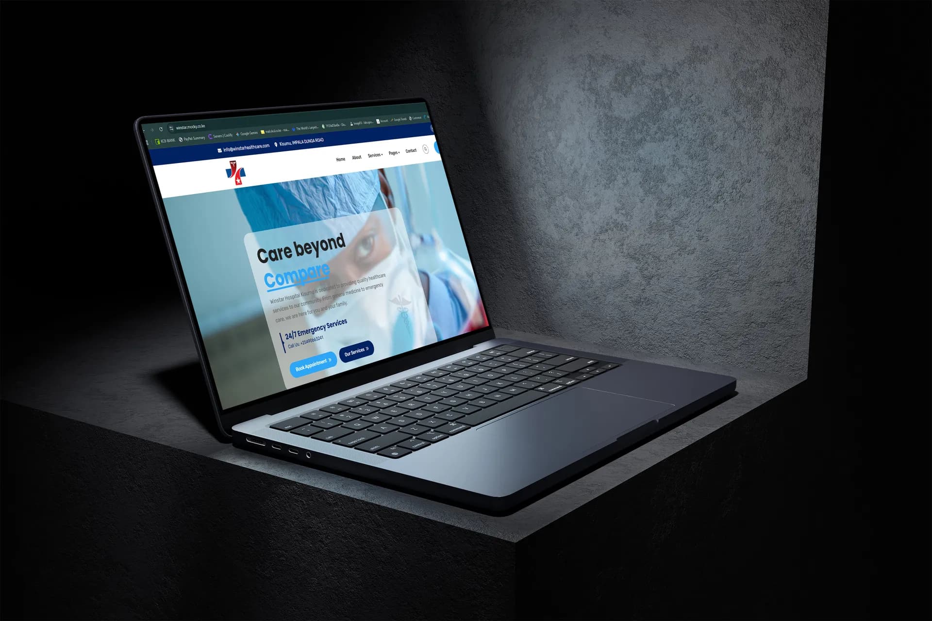 A Patient-Centered Hospital Website for Winstar Healthcare in Kisumu