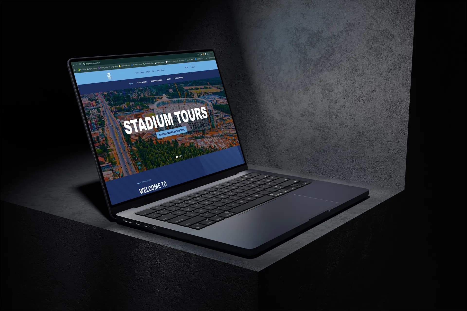 A Booking-Friendly Website for Stadium and Sports Tour Experiences