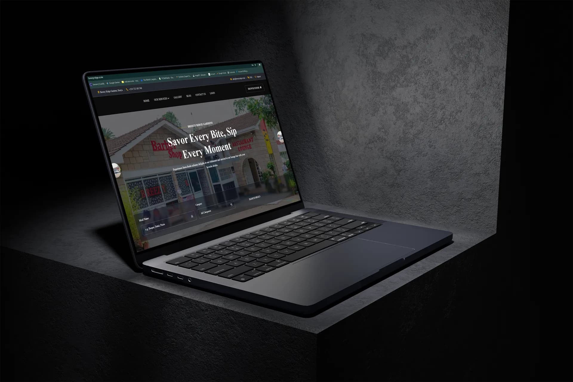 A Full Hospitality Website for Breezy Ridge Gardens in the Kenyan Highlands