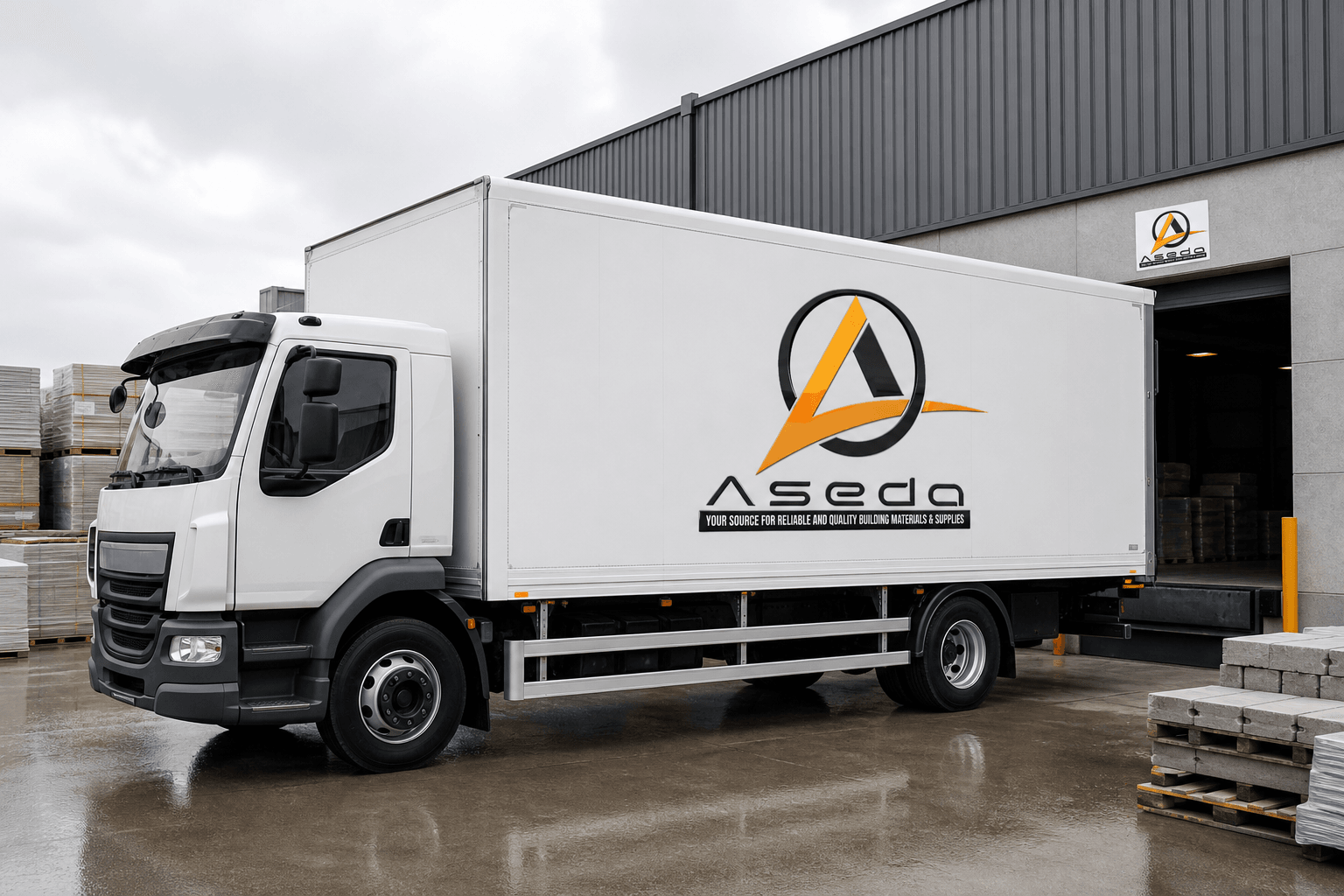 Delivery truck