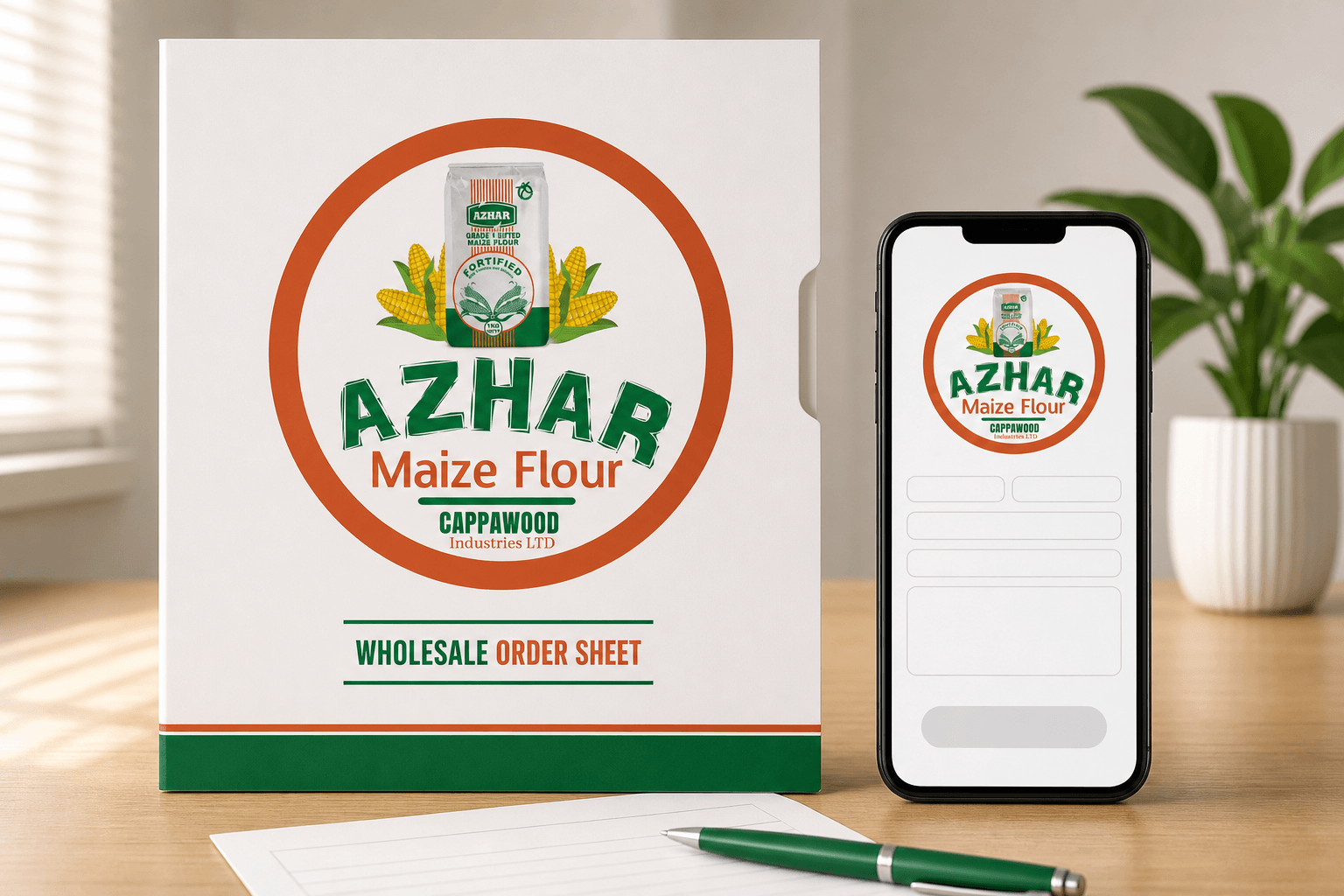 Wholesale order folder and digital interface