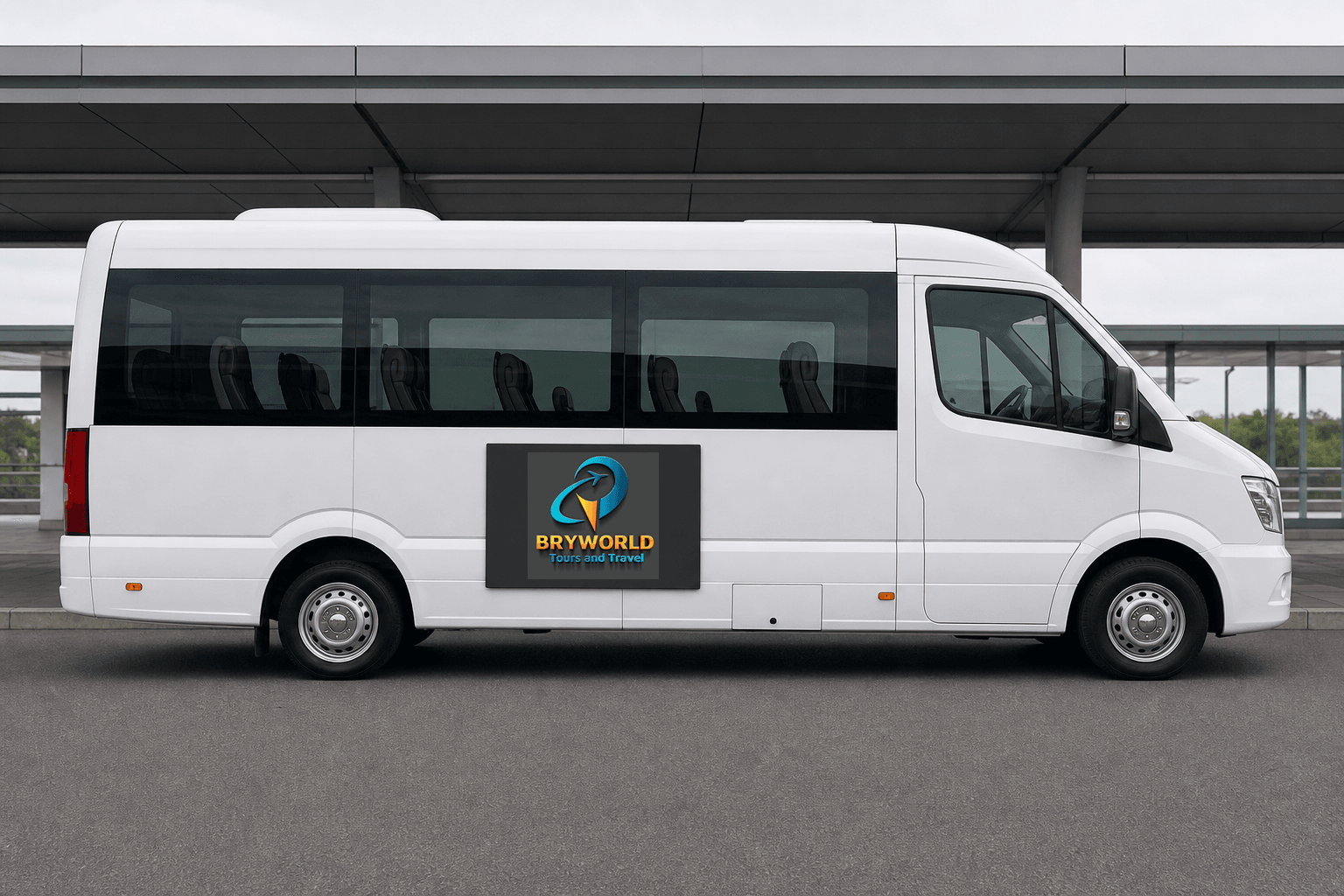 Tour transfer minibus