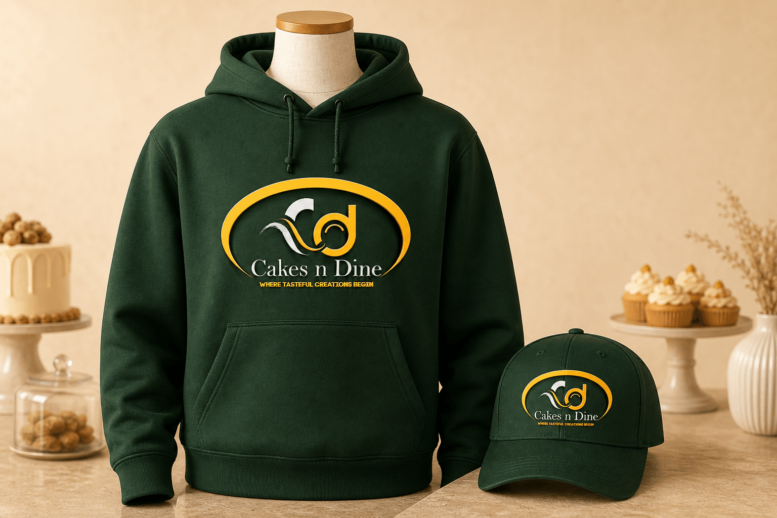 Hoodie and cap identity application