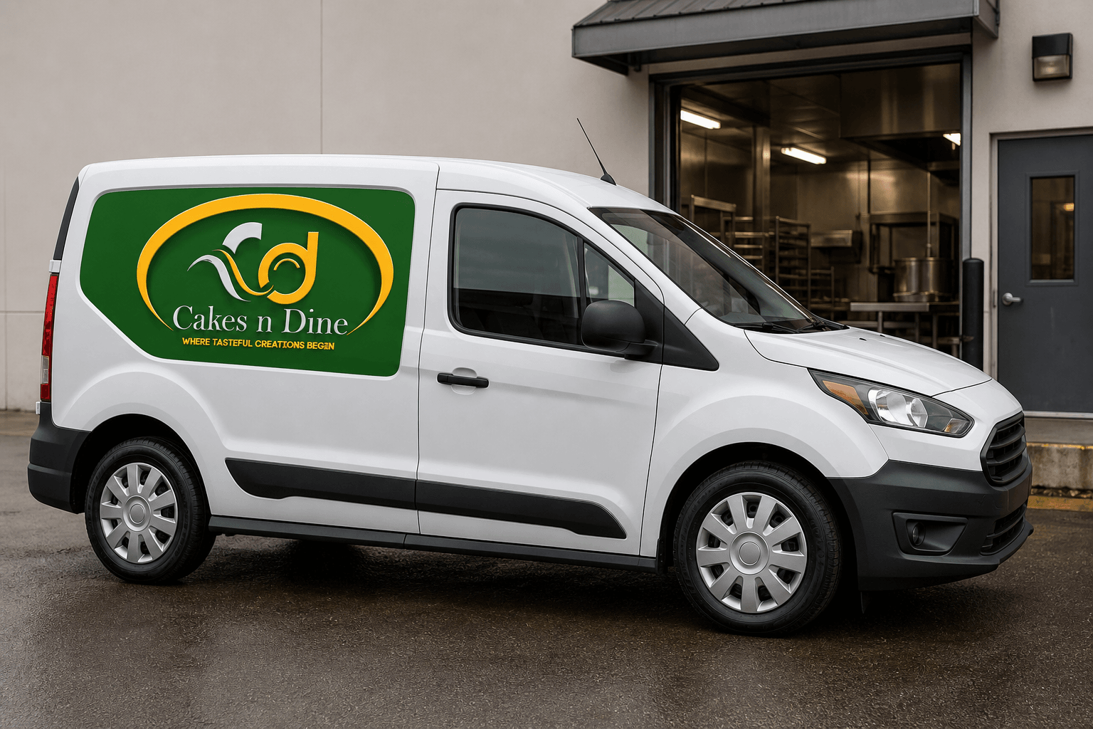 Bakery delivery van