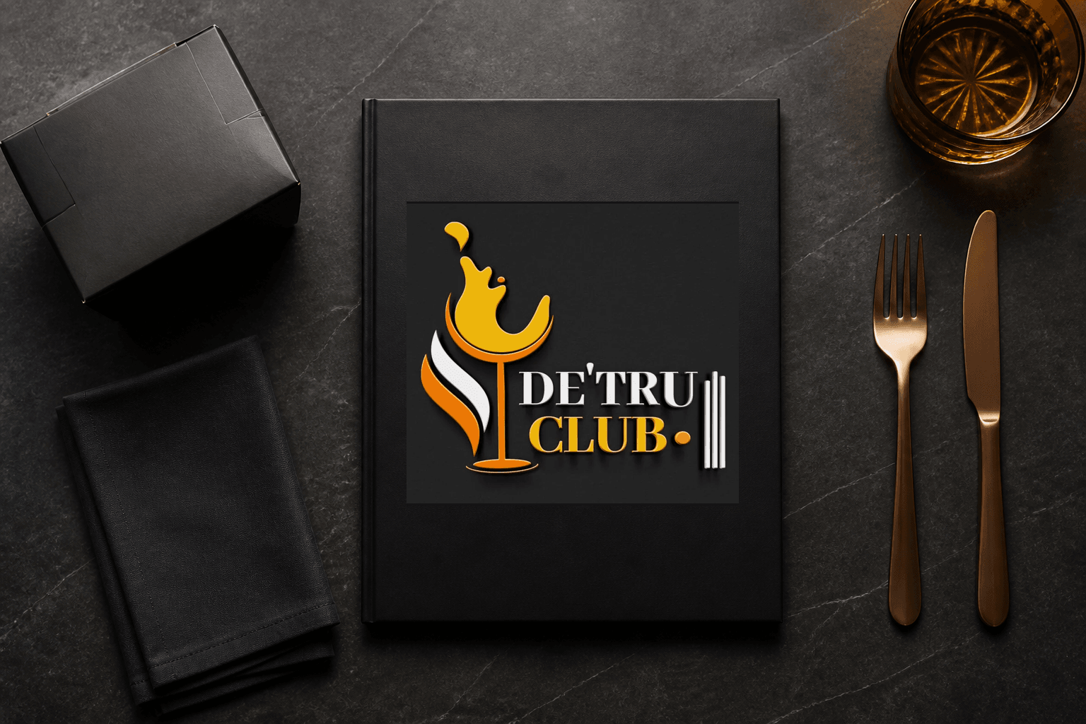Club menu cover