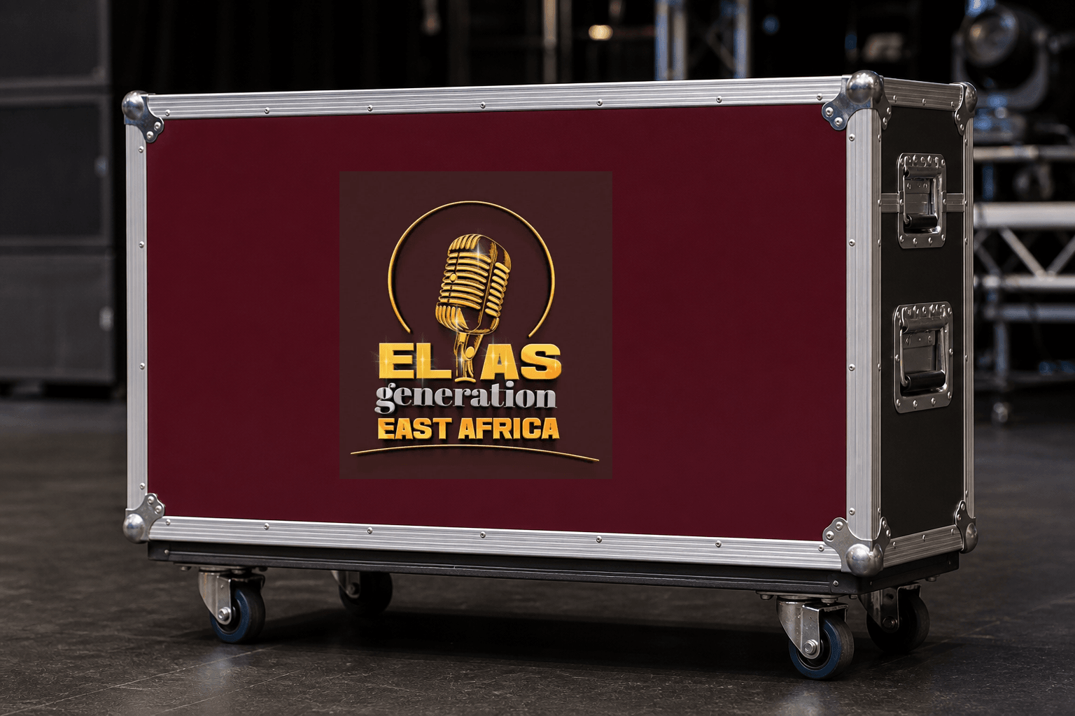 Live audio equipment flight case