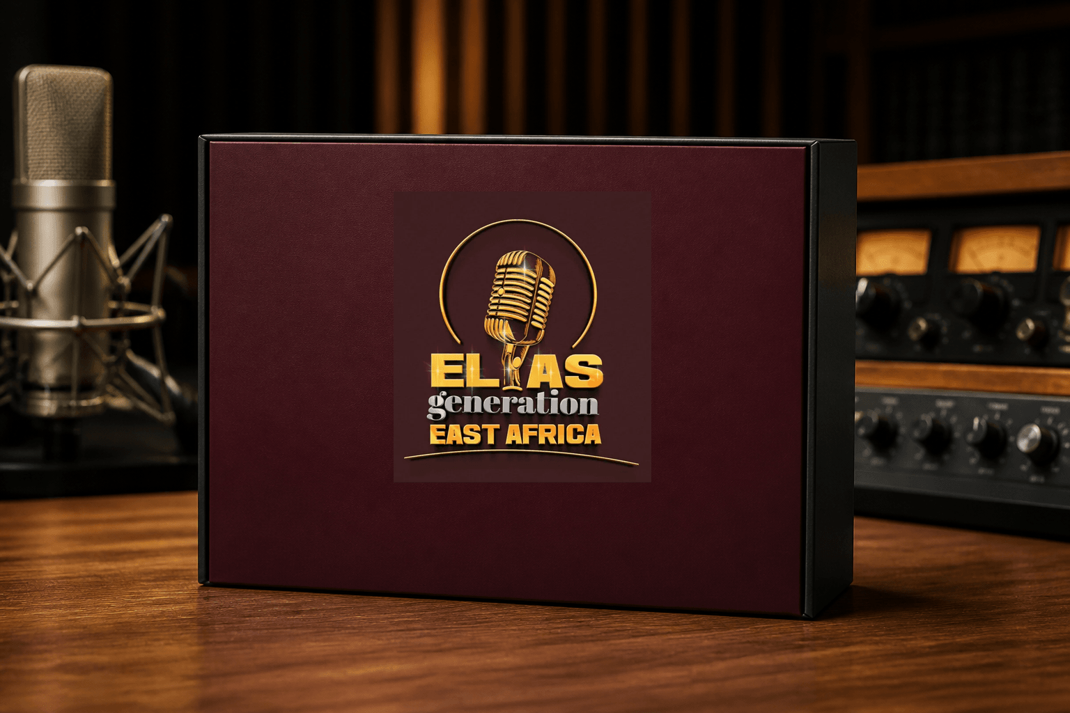Microphone accessory presentation box