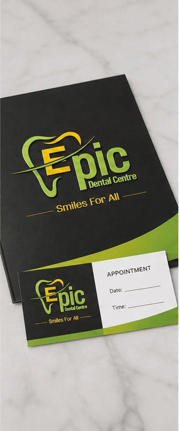 Appointment card and folder