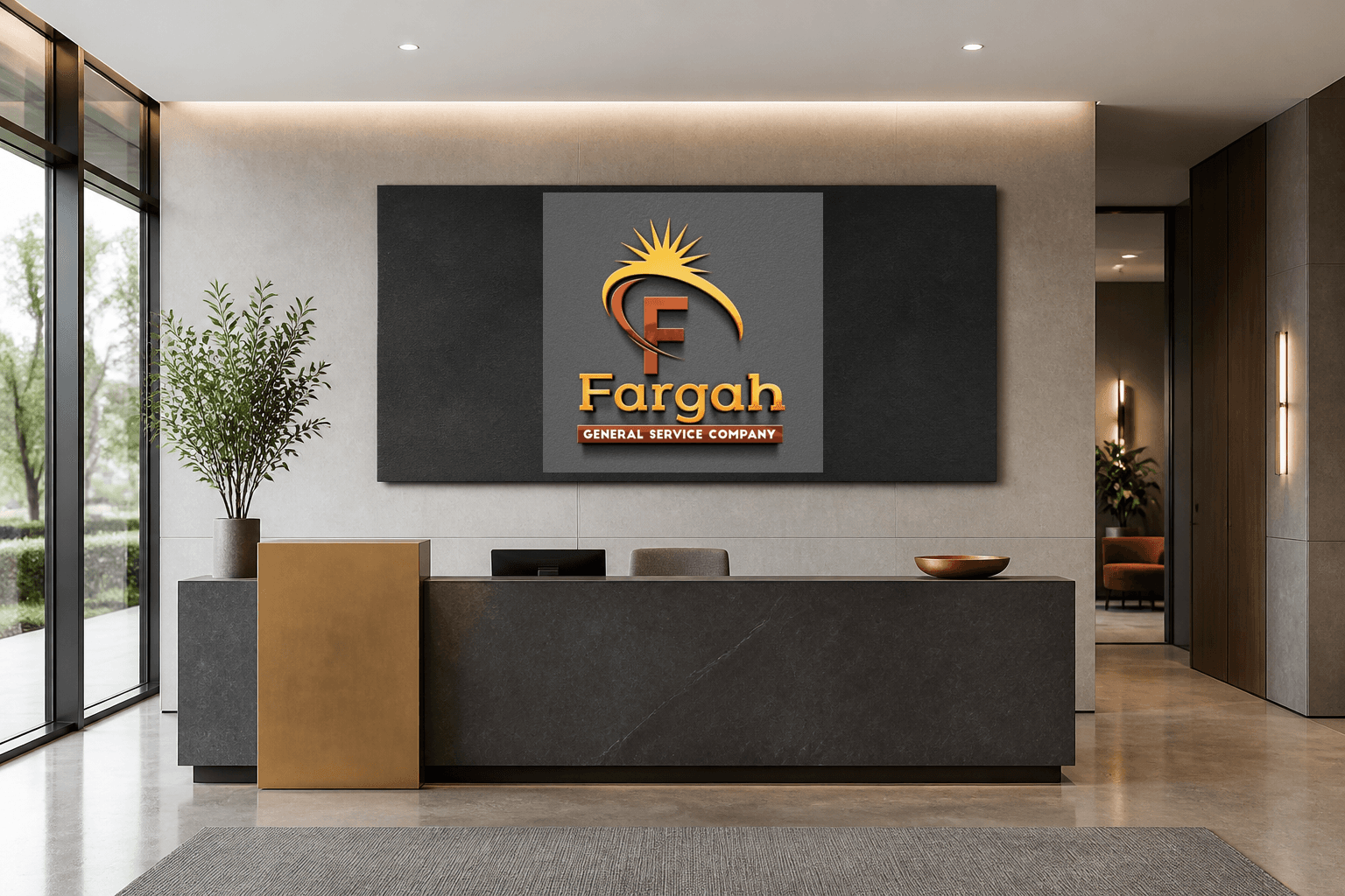 Fargah General Service Company | Company Logo Design