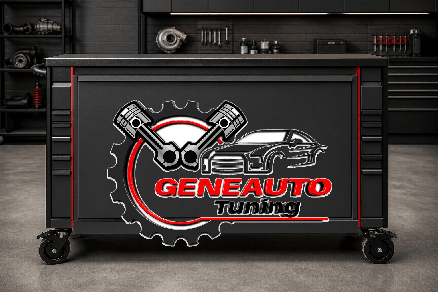 Vehicle tuning tool chest