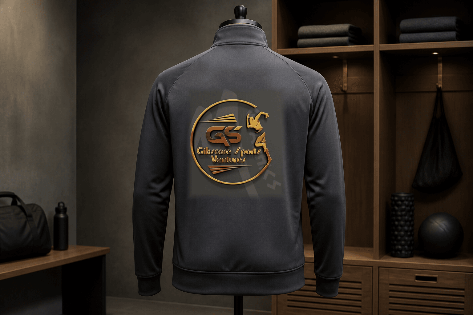 Sports coach track jacket