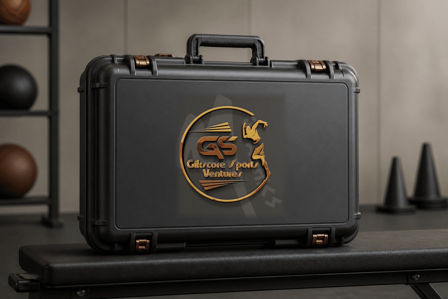 Sports equipment transport case