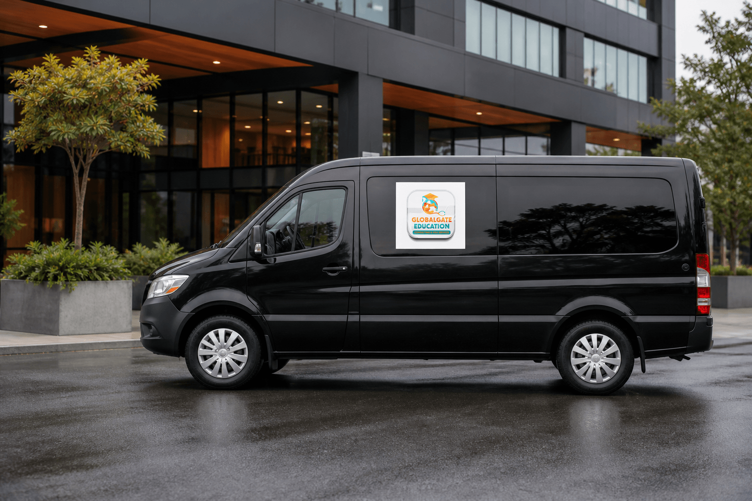 Education consultancy transfer van
