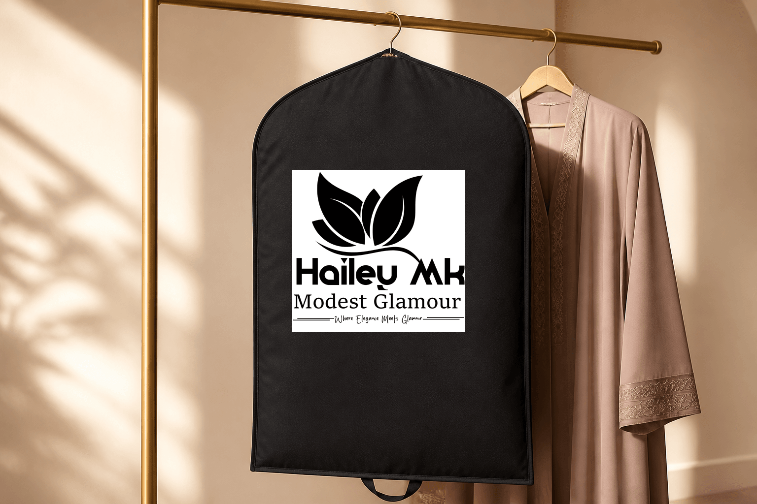 Modest fashion garment bag