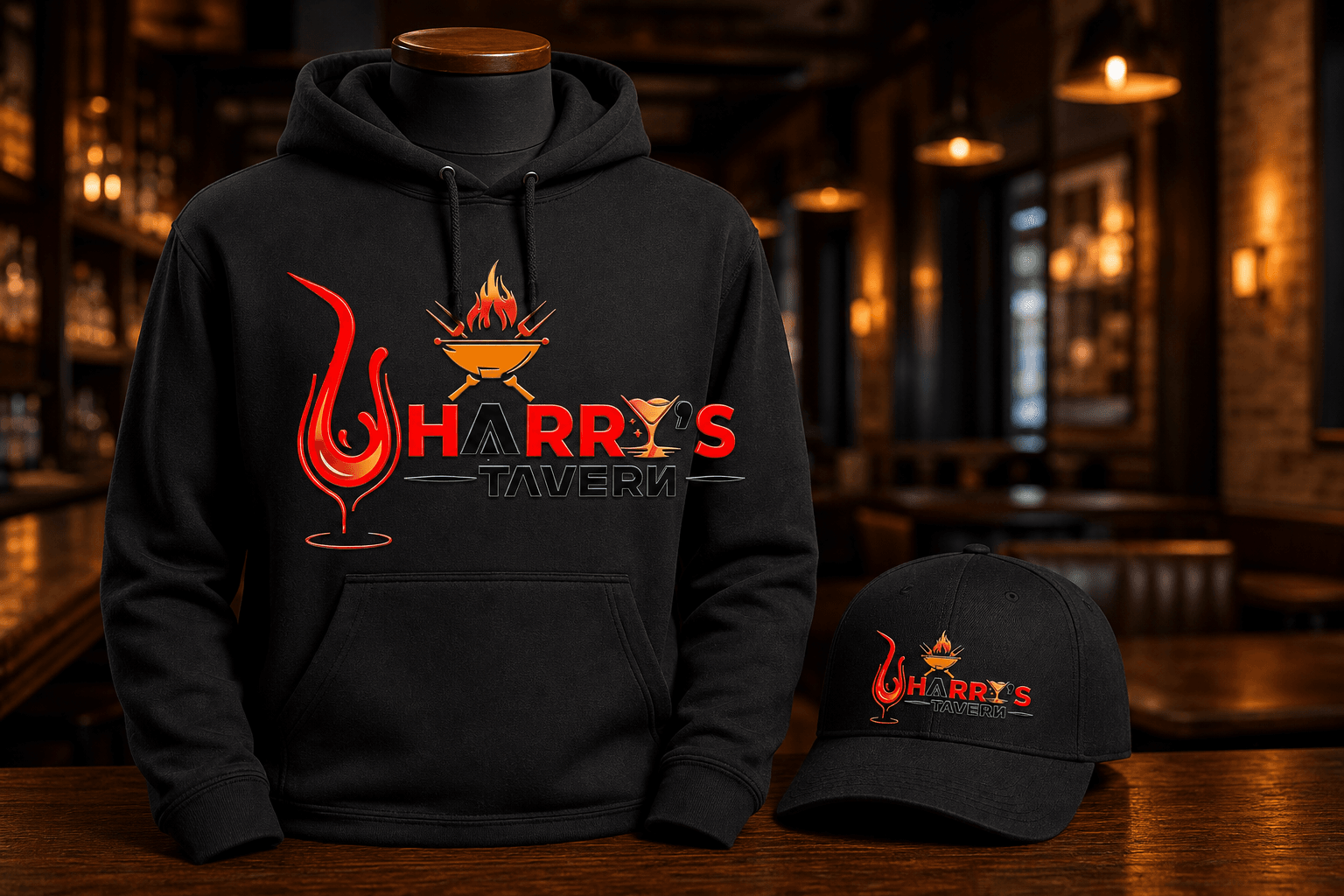 Hoodie and cap identity application