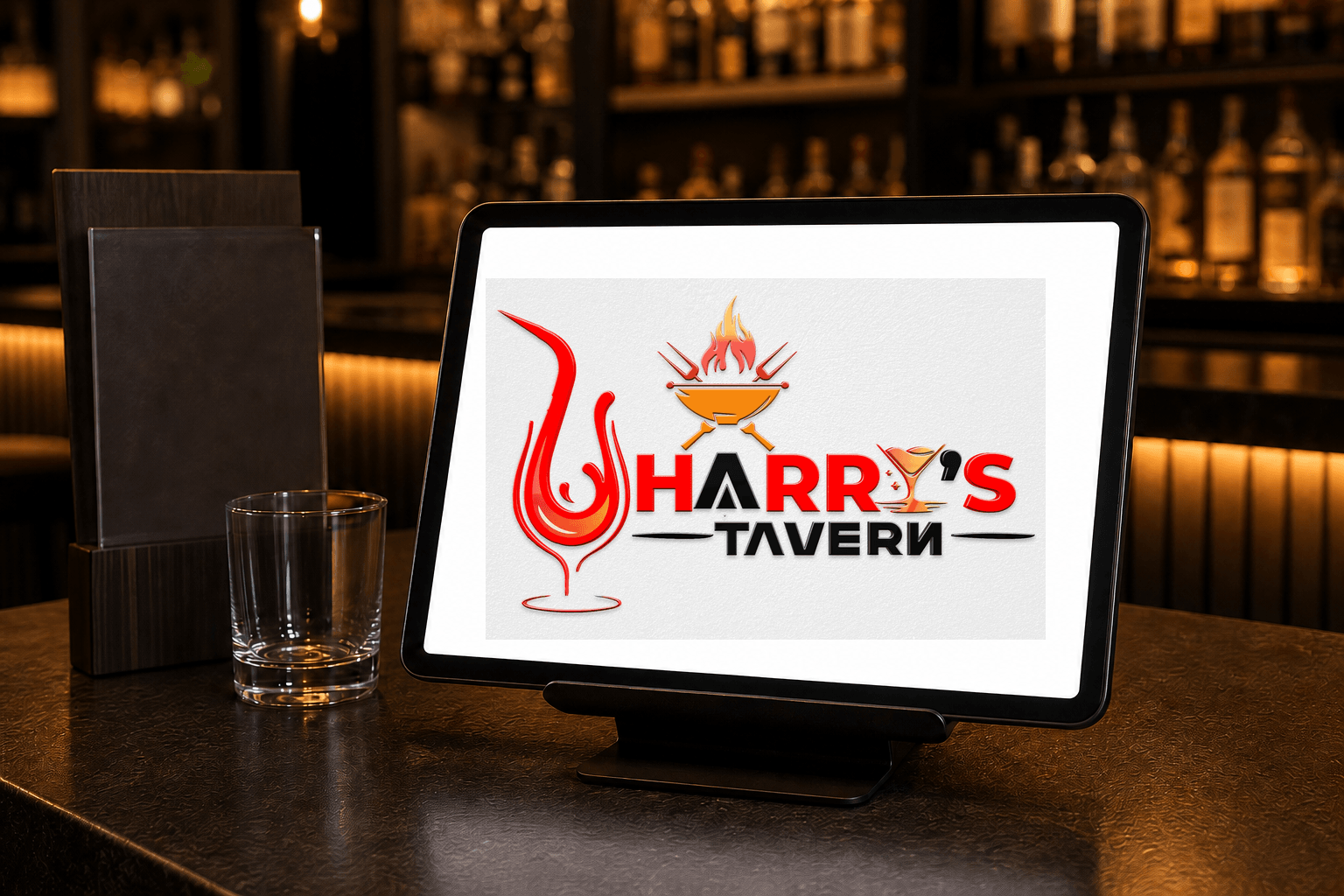 Tablet reservation welcome screen