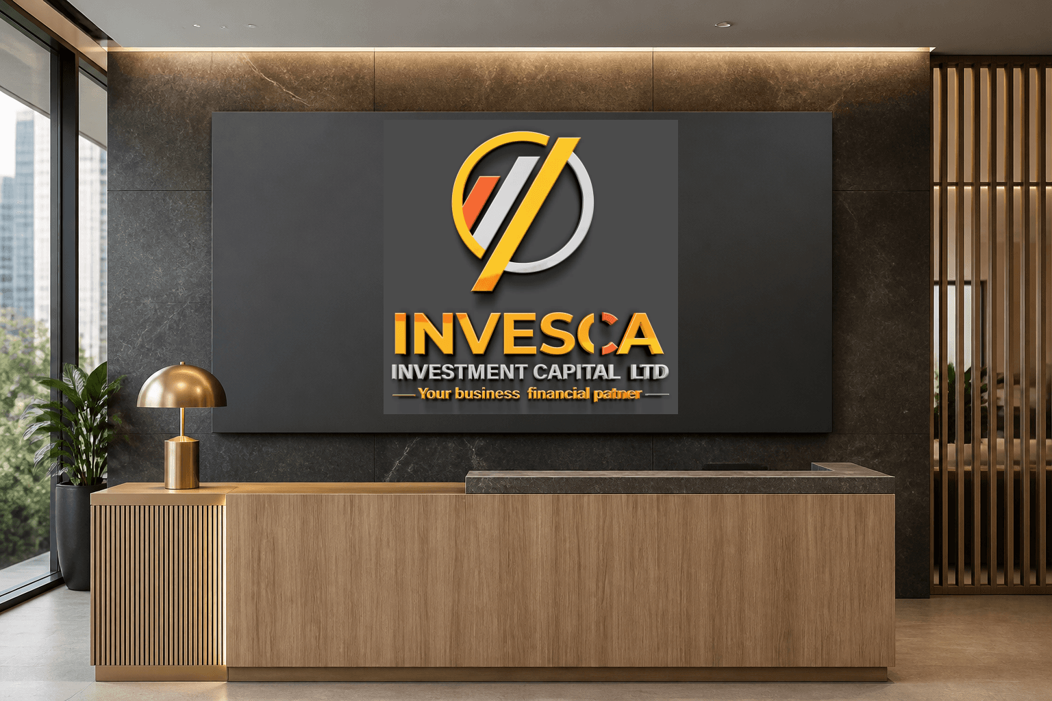 Invesca | Investment Company Logo Design Kenya