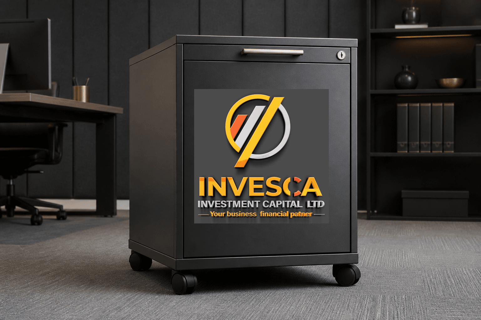 Secure financial records cabinet
