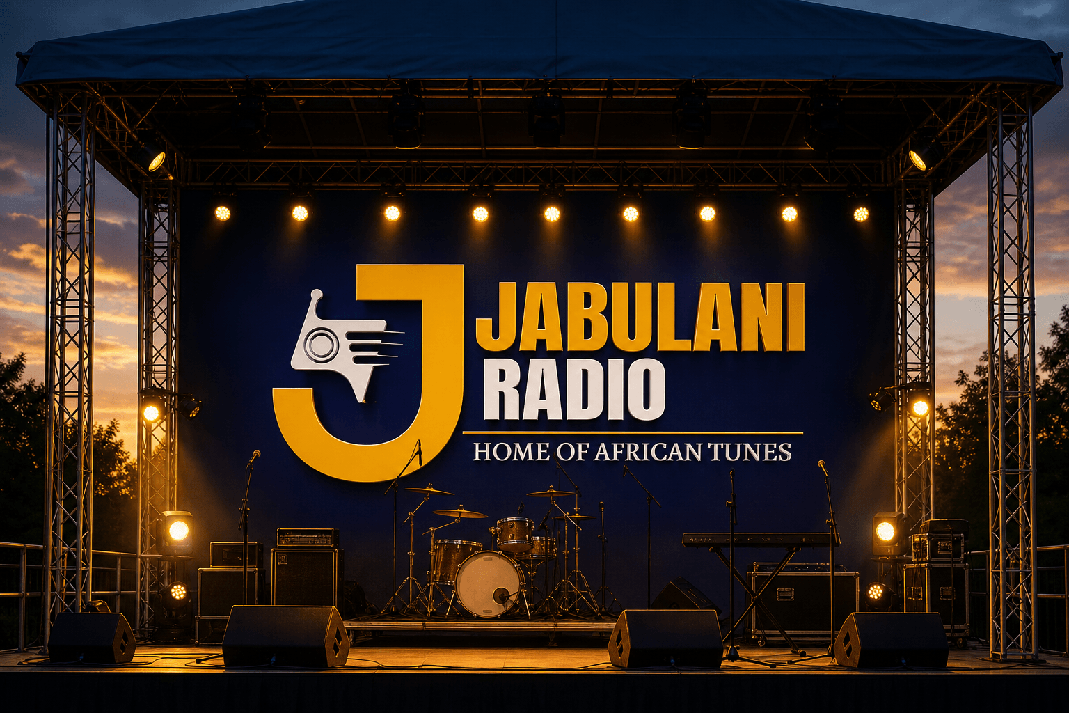 Live music stage branding