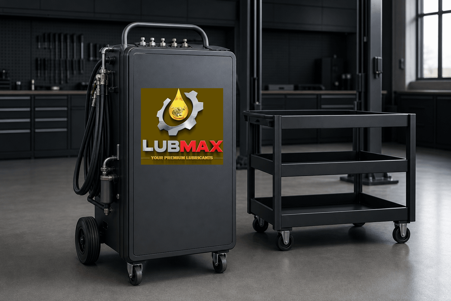 Lubricant service equipment case