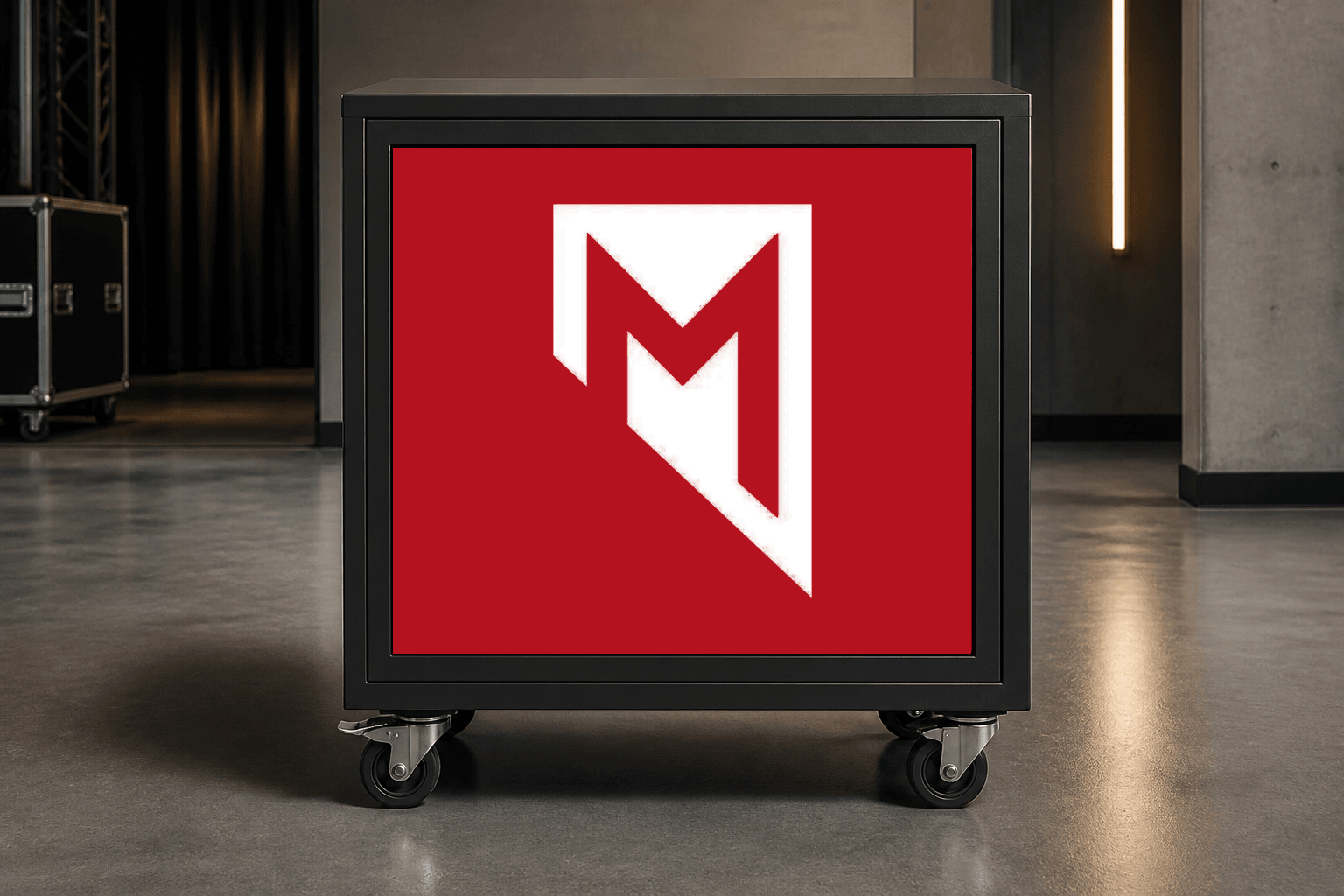 Monogram mobile equipment cabinet