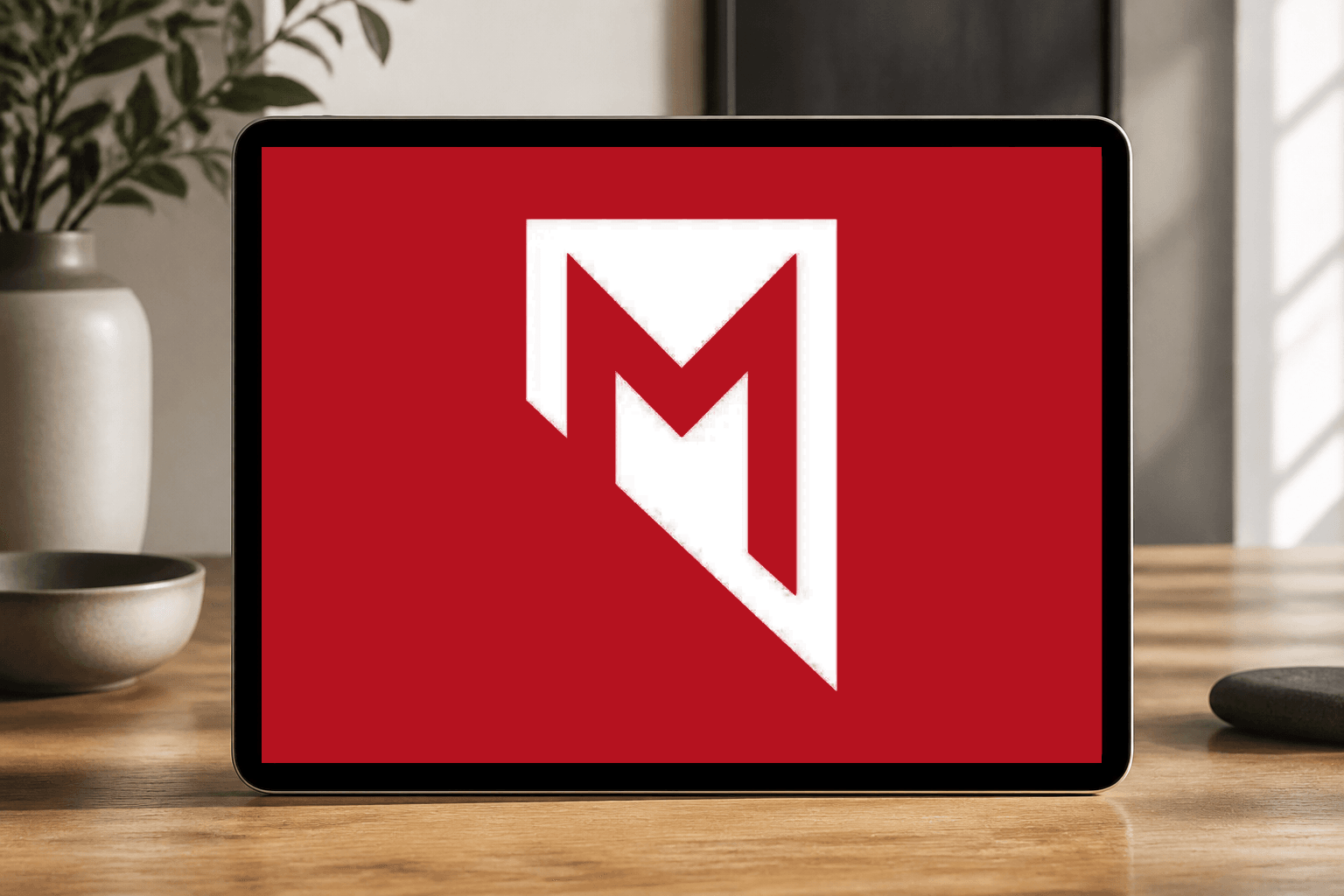 Monogram tablet canvas