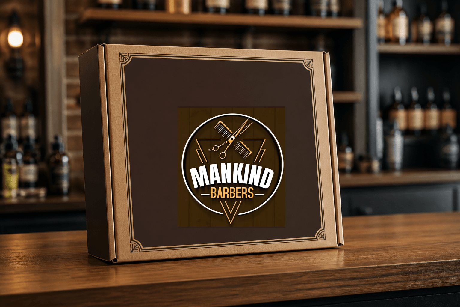 Barber grooming-kit box