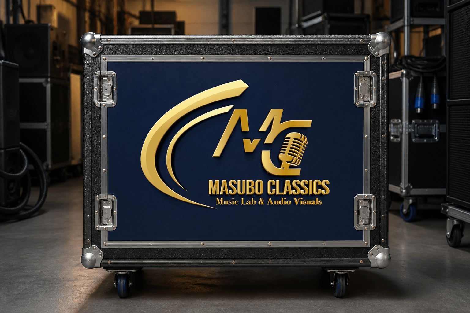 Audio equipment flight case
