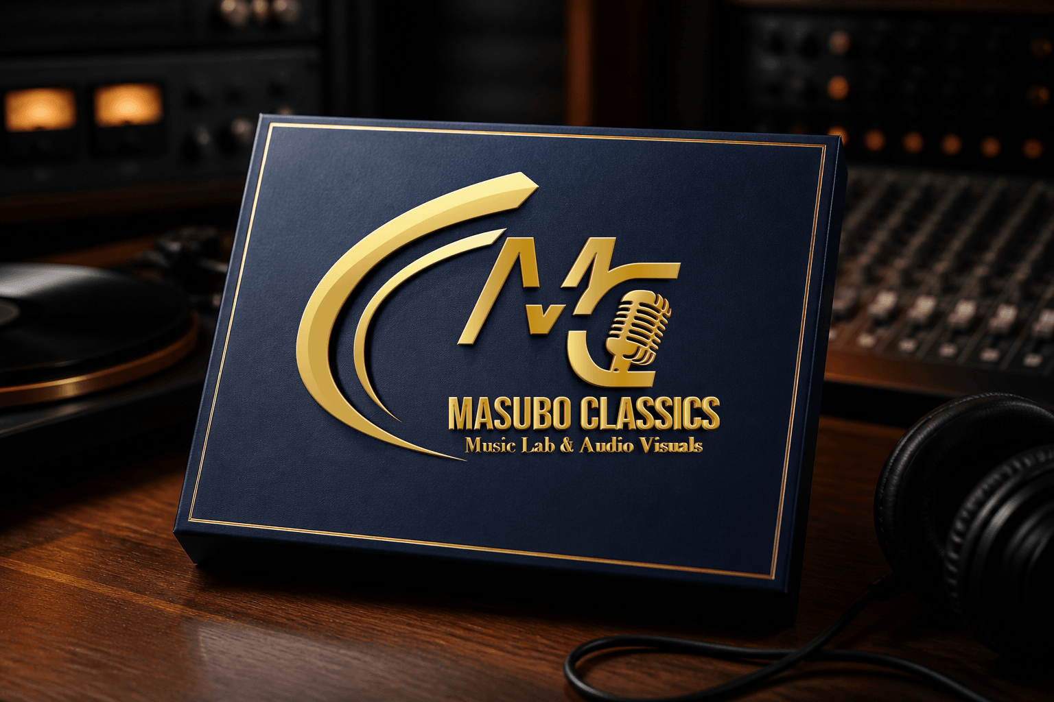 Audio project presentation box