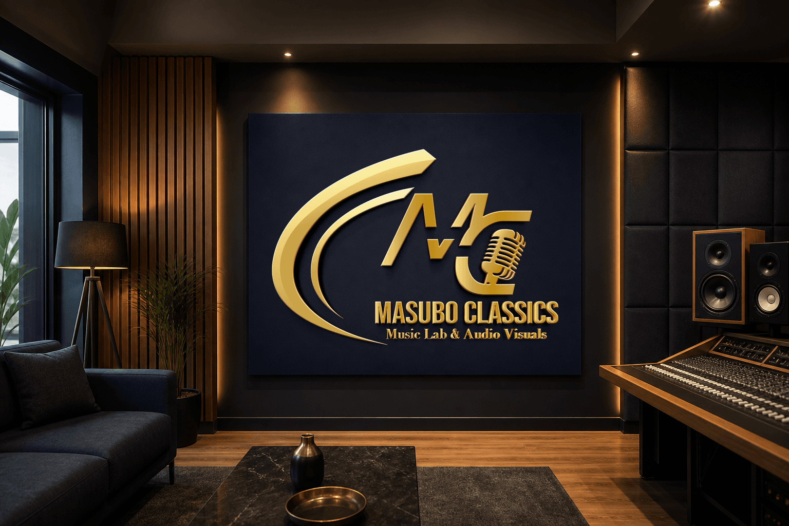 Masubo Classics | Recording Studio Logo Design Kenya
