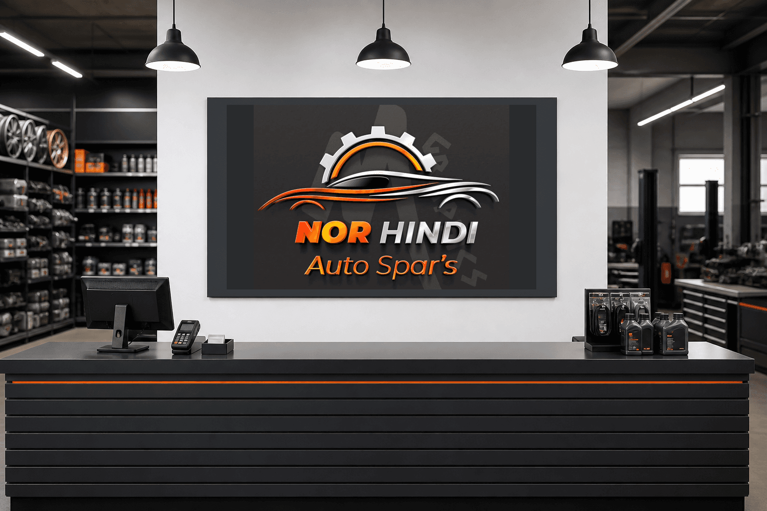 NOR HINDI | Auto Parts Logo Design Kenya