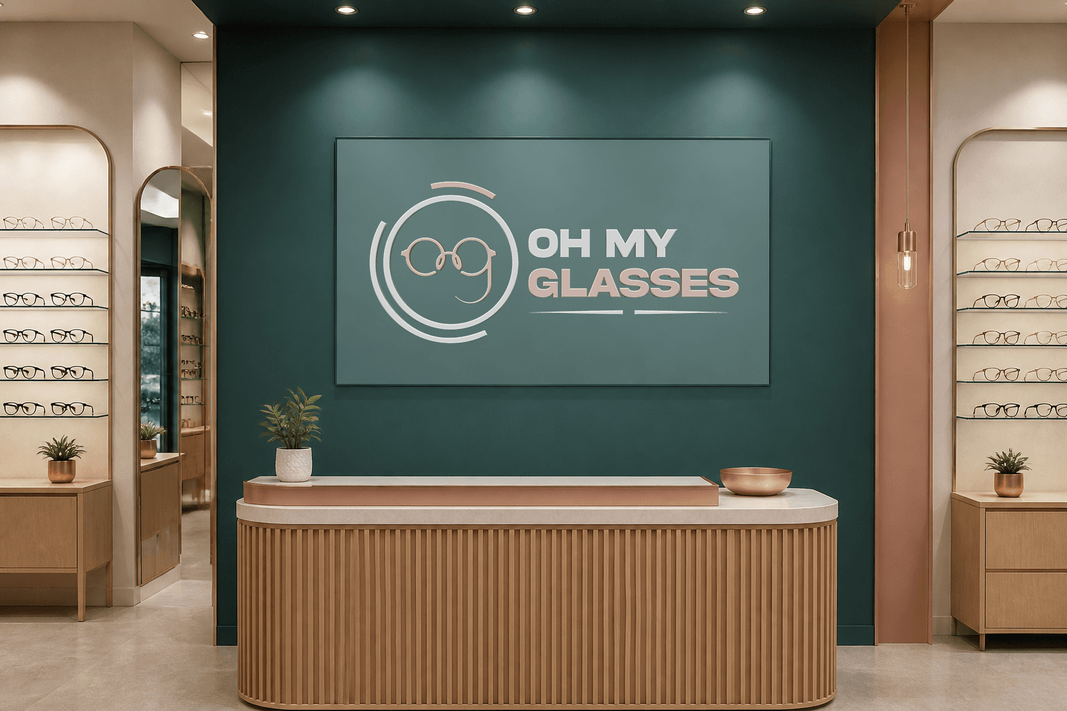 Oh My Glasses | Eyewear Logo Design Kenya