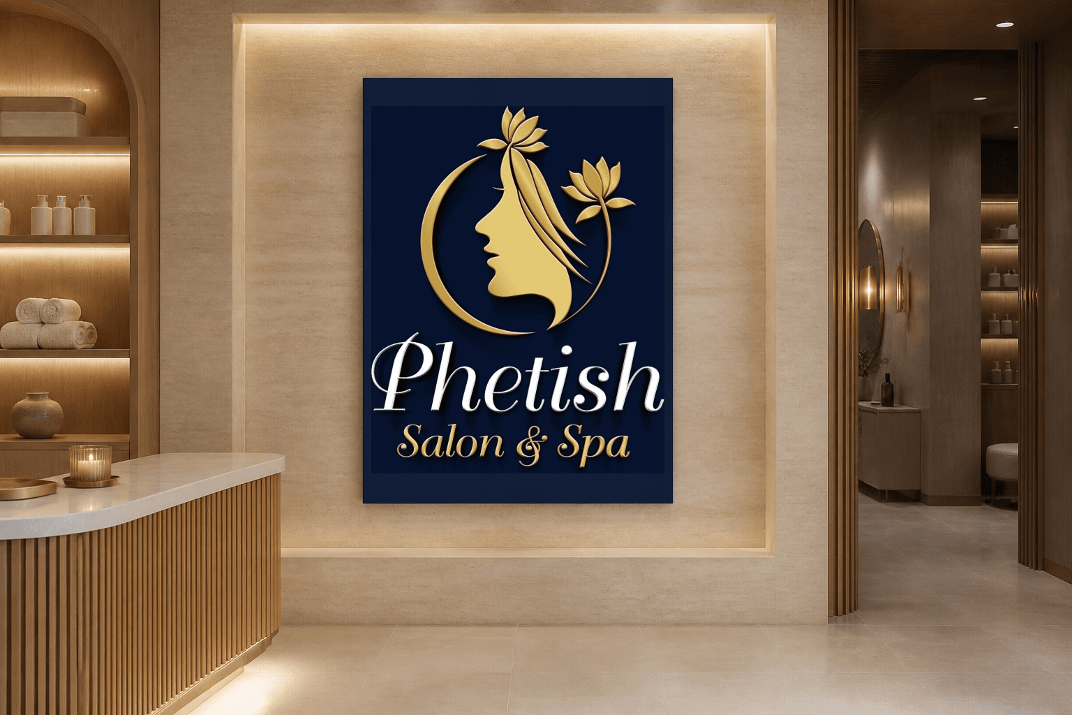 Phetish | Salon and Spa Logo Design Kenya