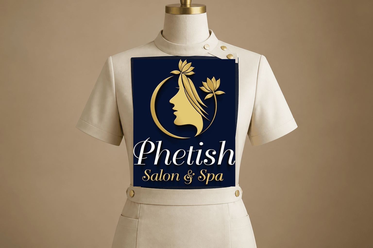 Salon and spa team tunic