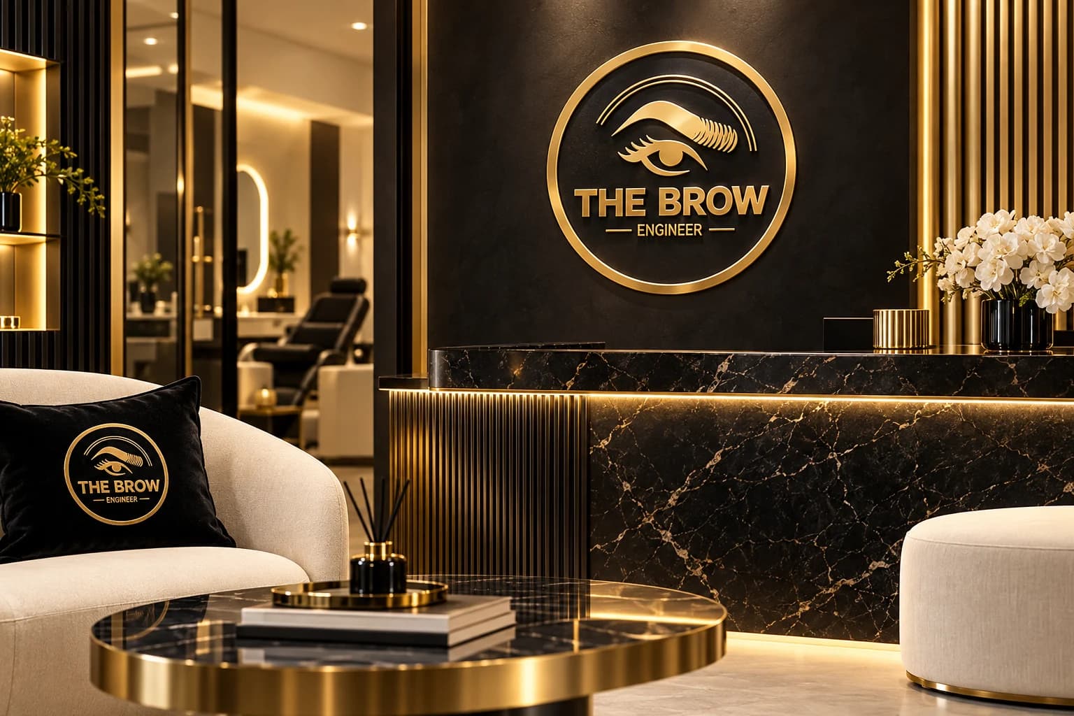 The Brow Engineer Visual Identity