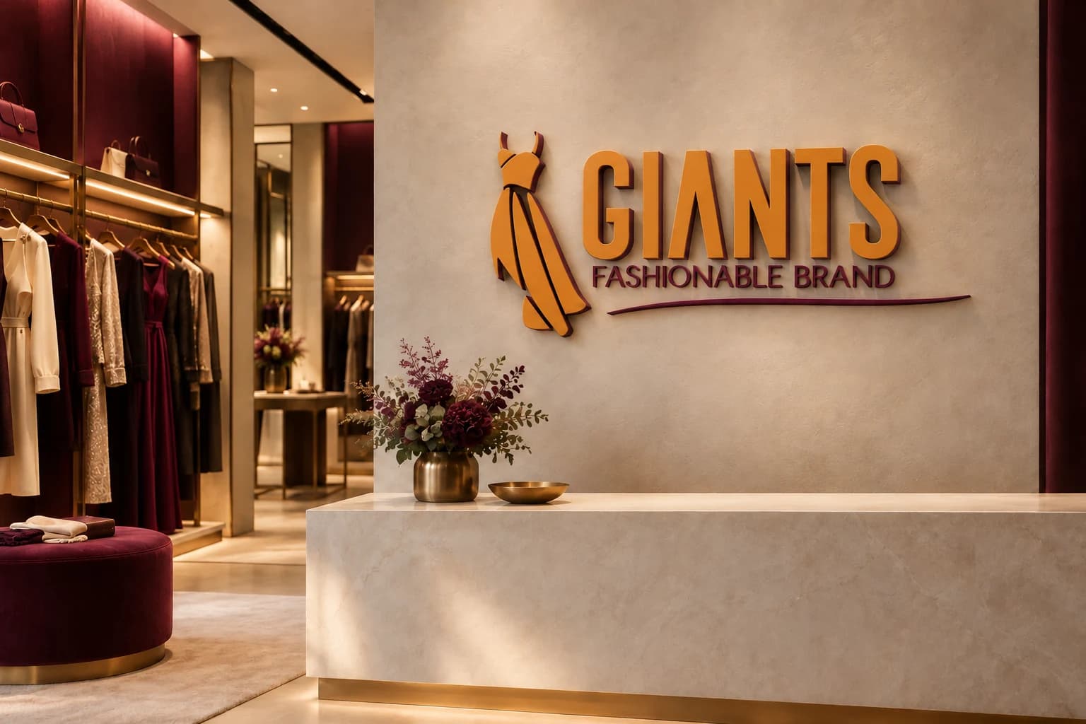 Giants Fashionable Brand | Fashion Brand Logo Design
