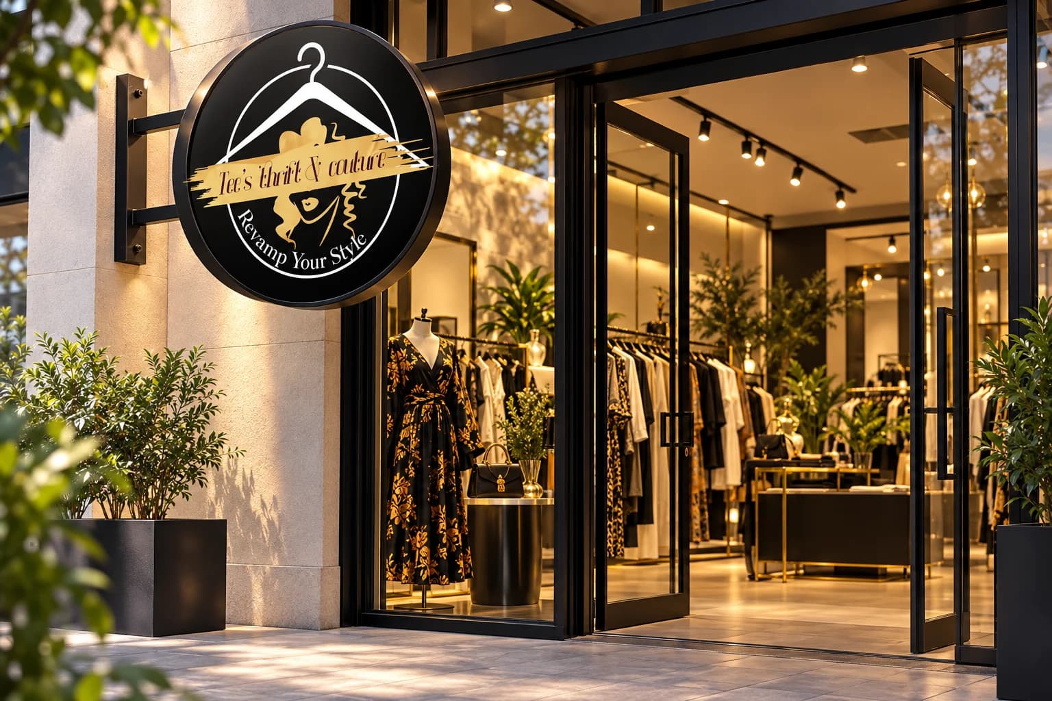 Tee's Thrift & Couture Fashion Brand Identity