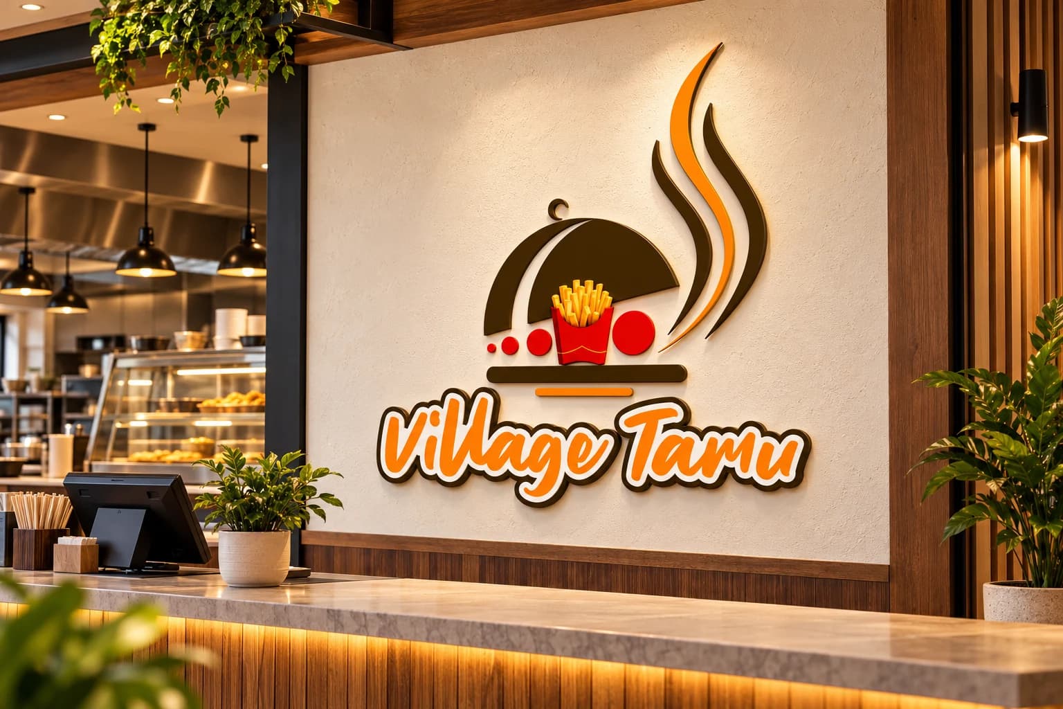 Village Tamu | Restaurant Logo Design Kenya