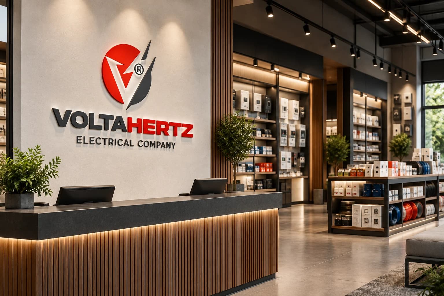 VoltaHertz Electrical Company Brand Identity