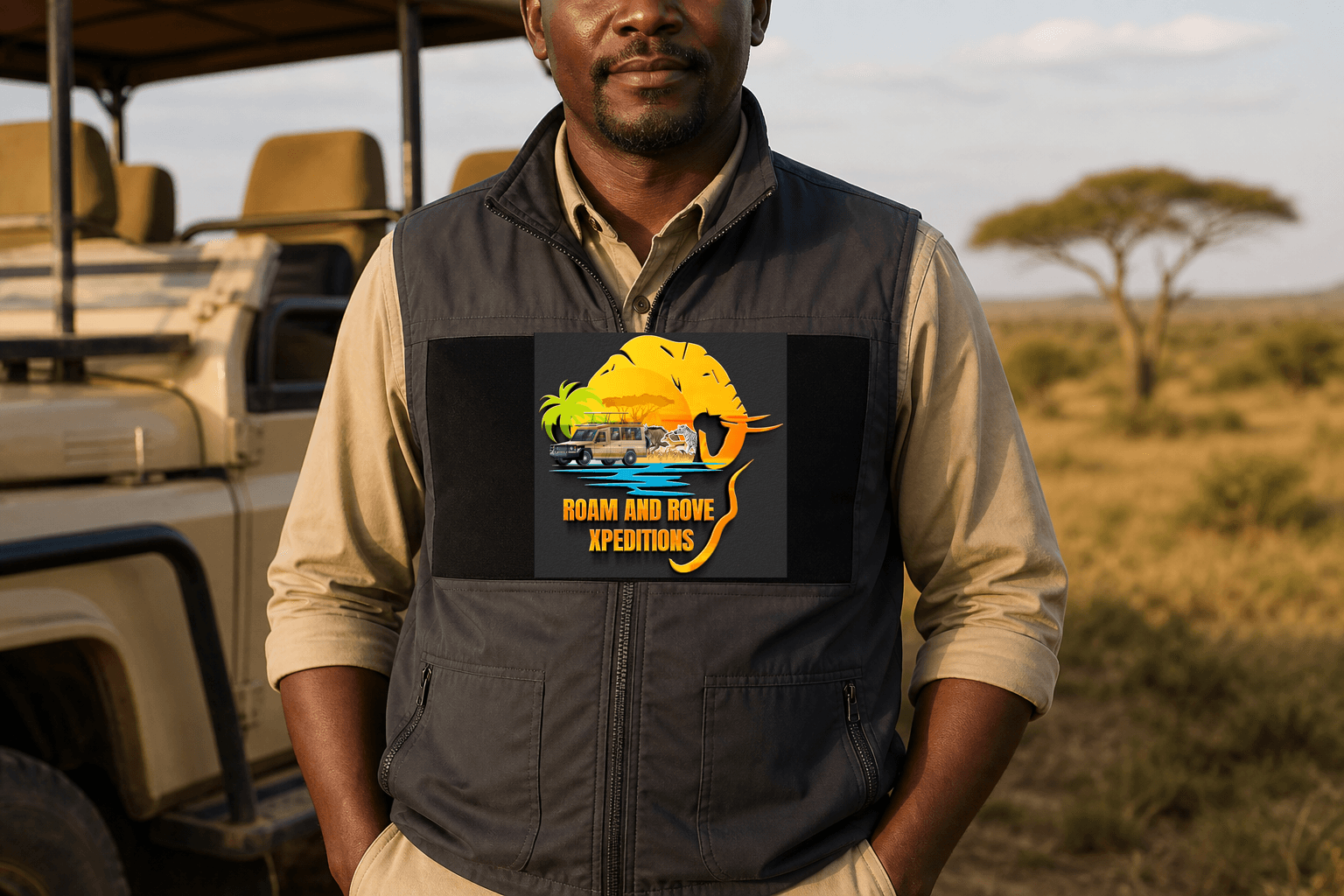 Safari guide field vest
