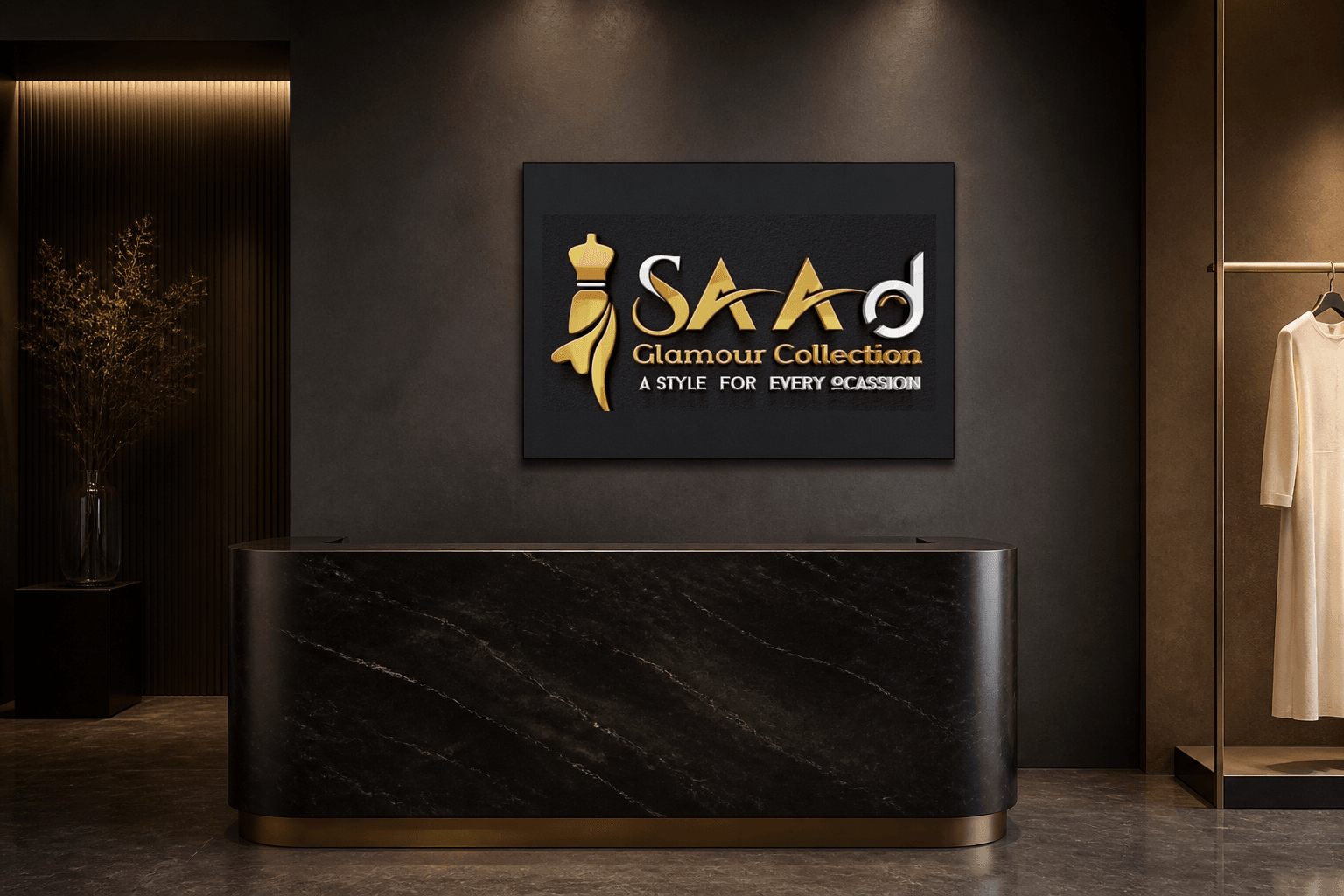 Fashion boutique signage