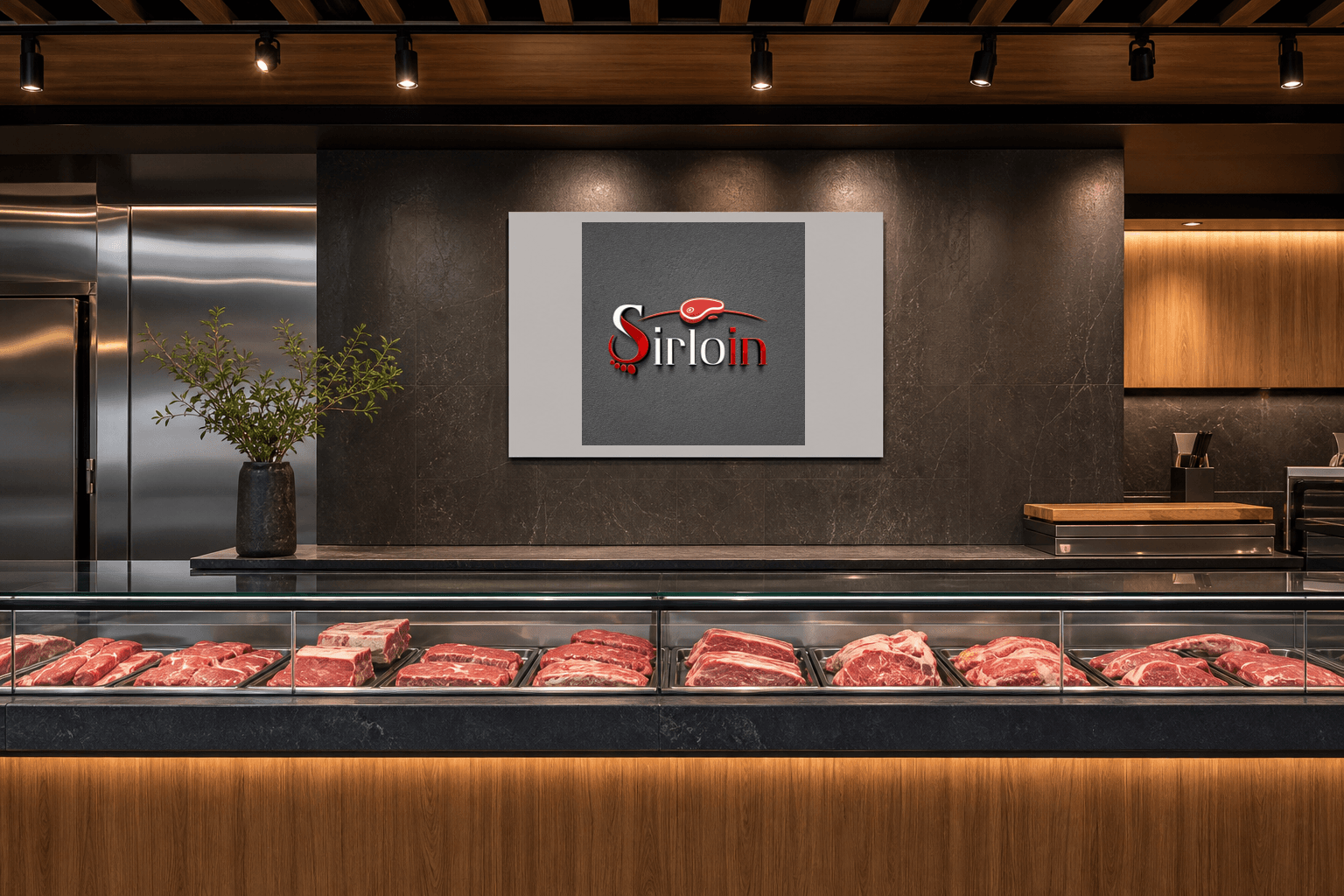 Food counter signage