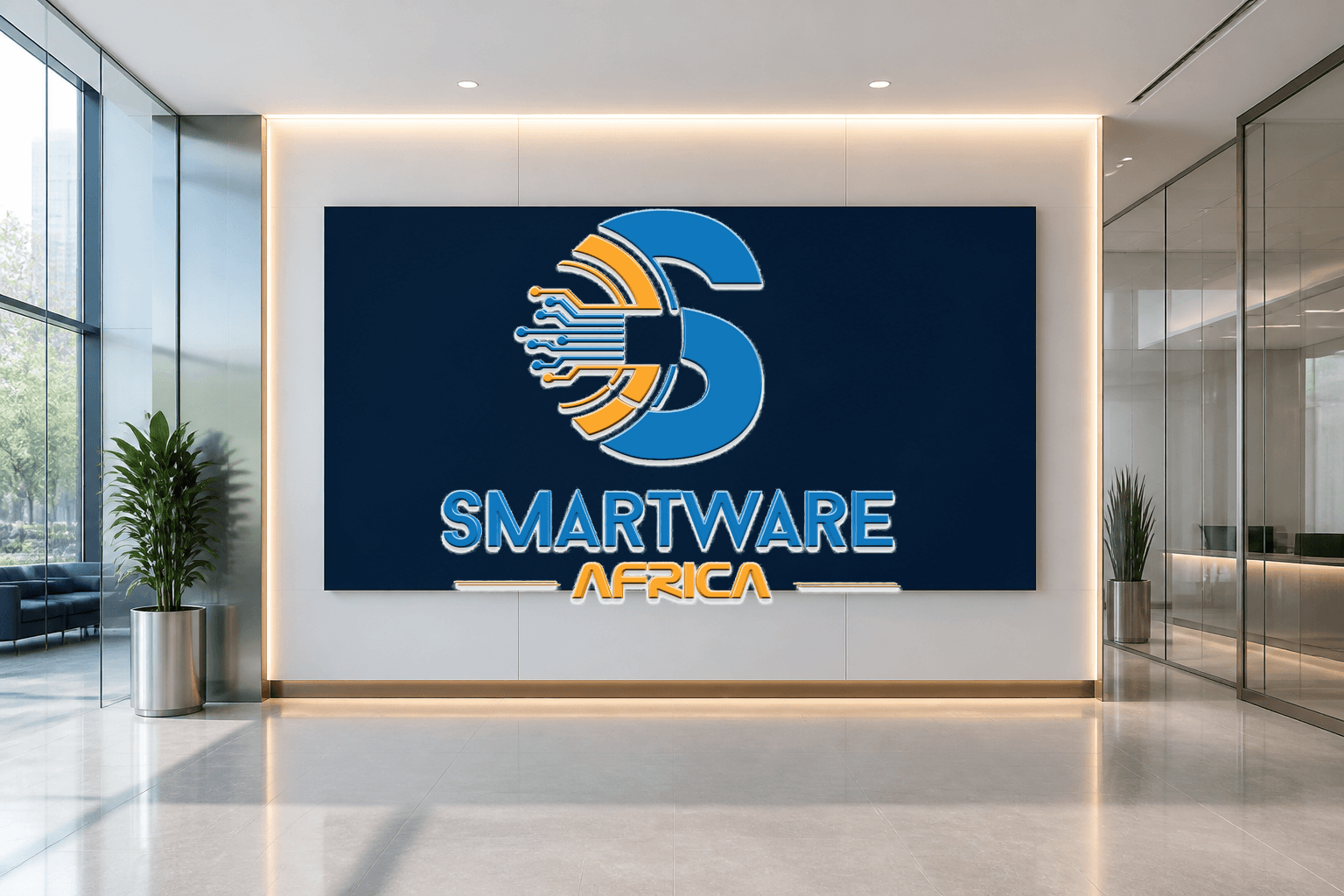 Smartware Africa | Technology Company Logo Design Kenya