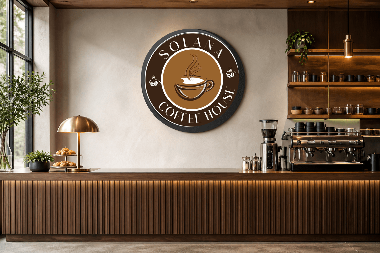 Solana Coffee House | Coffee Shop Logo Design Kenya