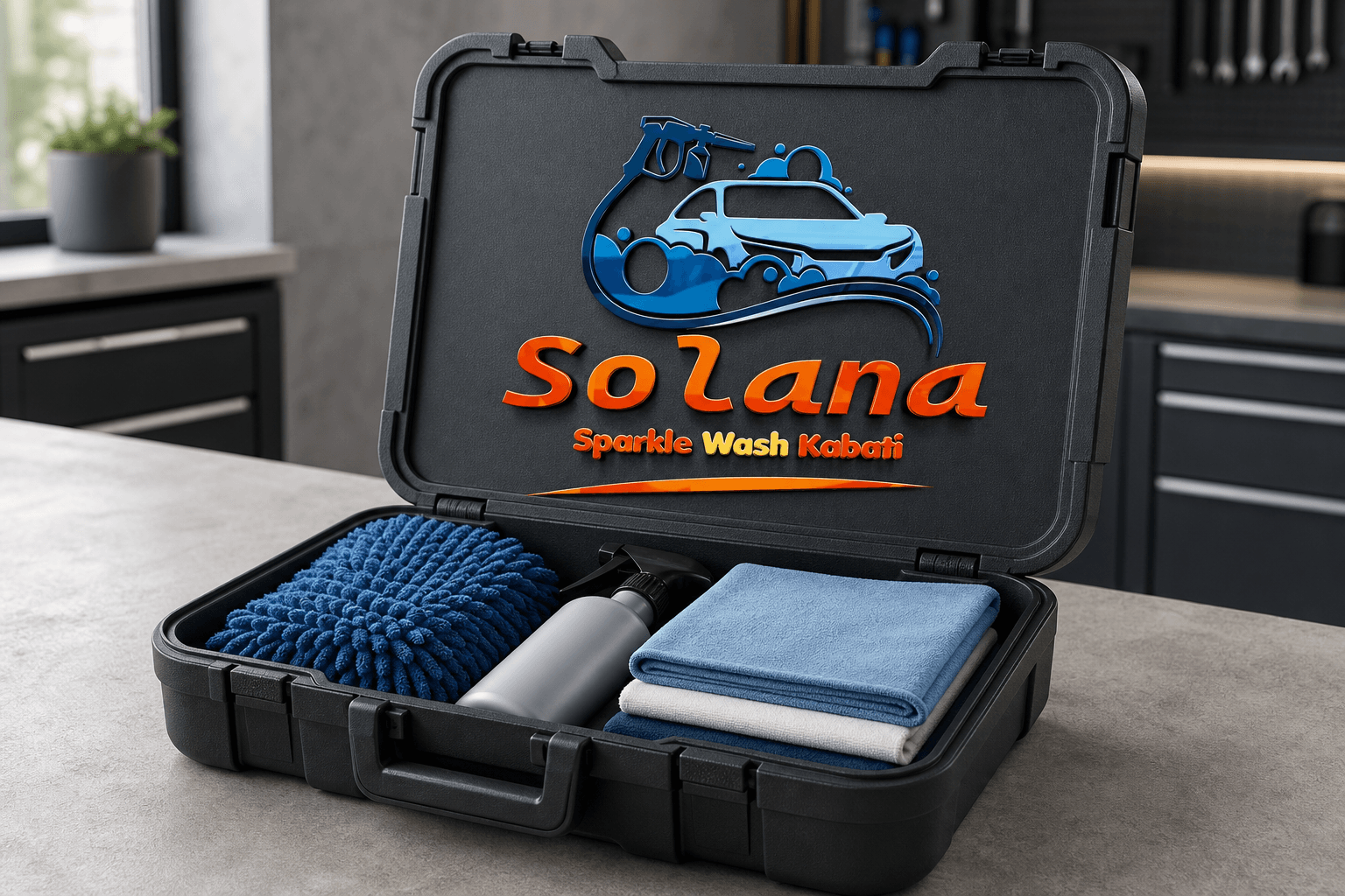 Reusable car-care kit