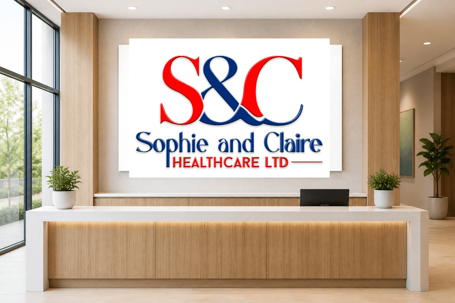 Sophie and Claire Healthcare Ltd | Healthcare Logo Design Kenya