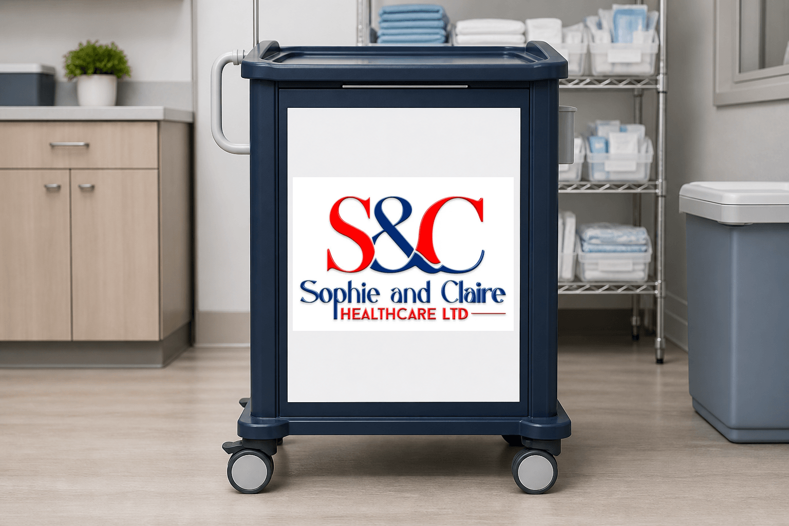 Mobile clinical equipment cart