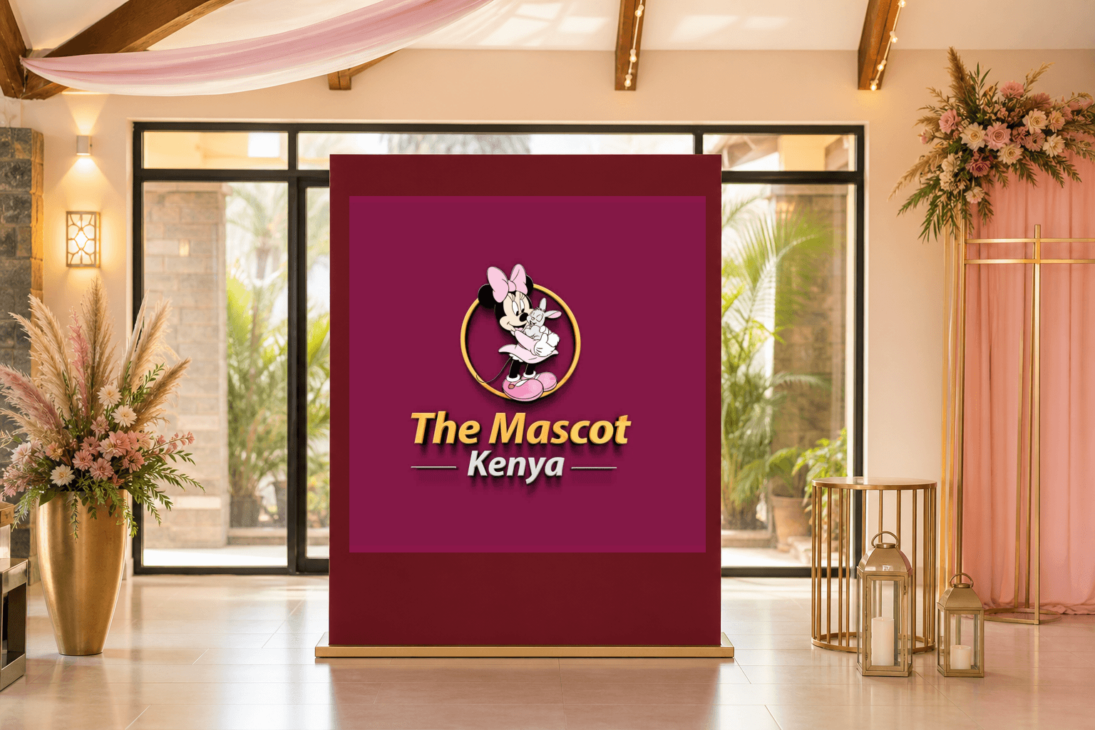 Event welcome signage